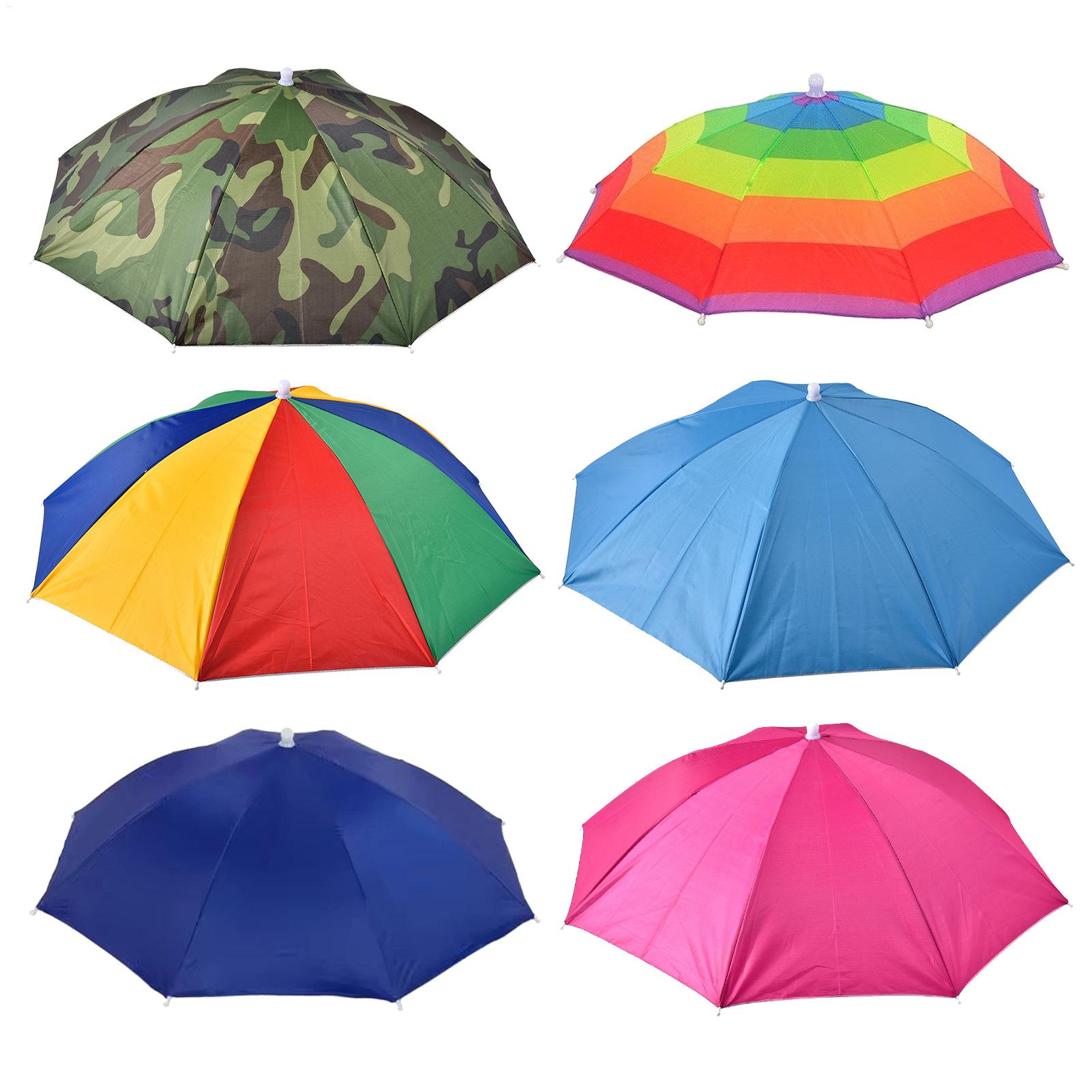 Golf Umbrella - Kopfschirm-Hut, Sonne, Regen, Regenschirm-Hut, verstellbare, faltbare