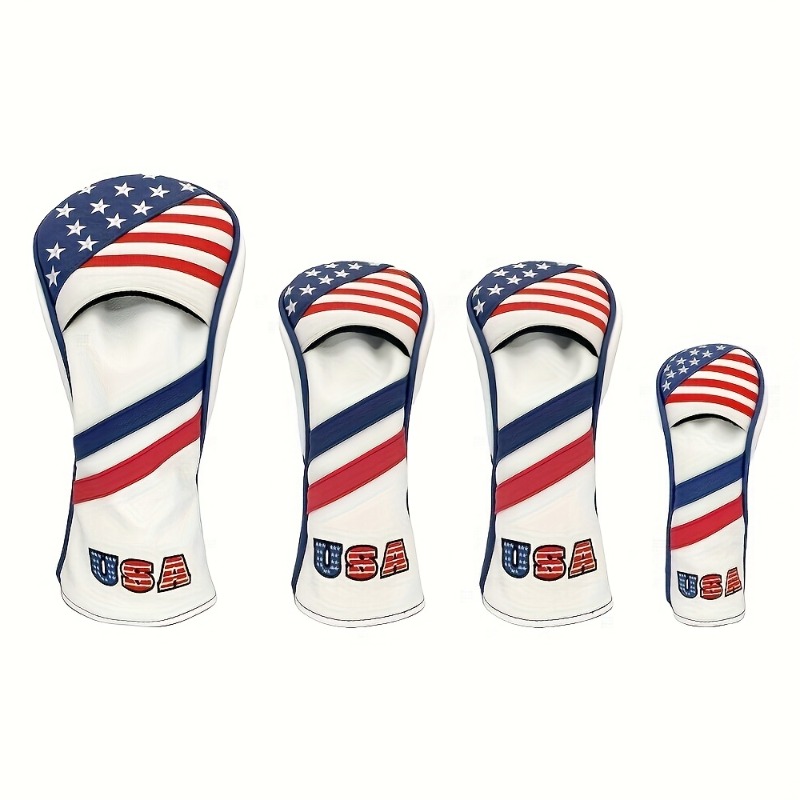 Golf Clubs - Golfschlägerhülle mit patriotischem amerikanischem Flaggen-Design, gestreiftem