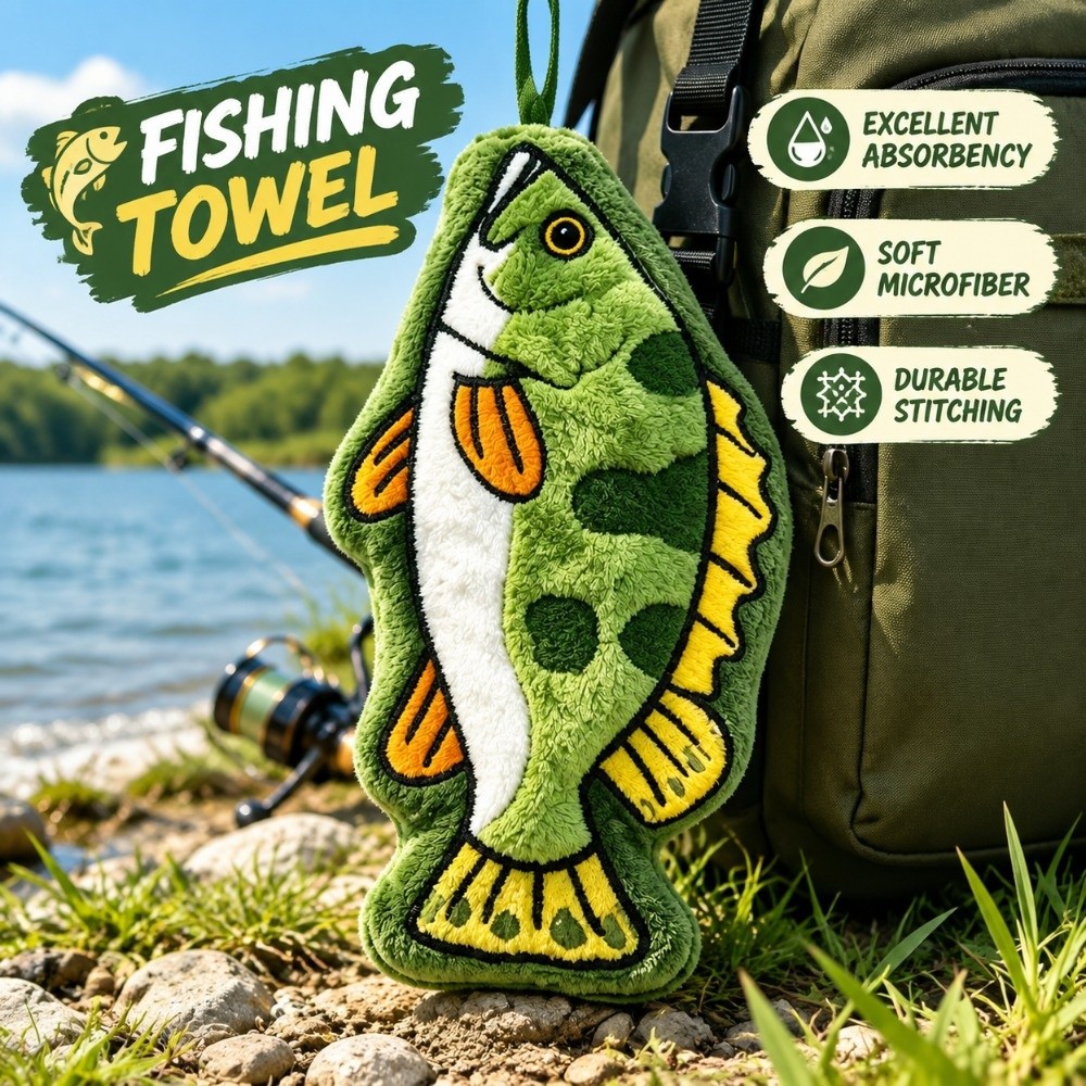 Saugfähiges Angelhandtuch zum  – Golf Towel Bewertung und Preis