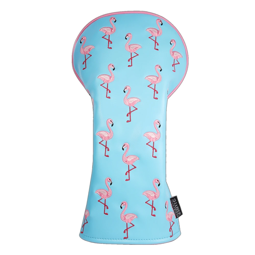 Blauer Flamingo-Stickerei-Golf – Golf Driver Bewertung und Preis